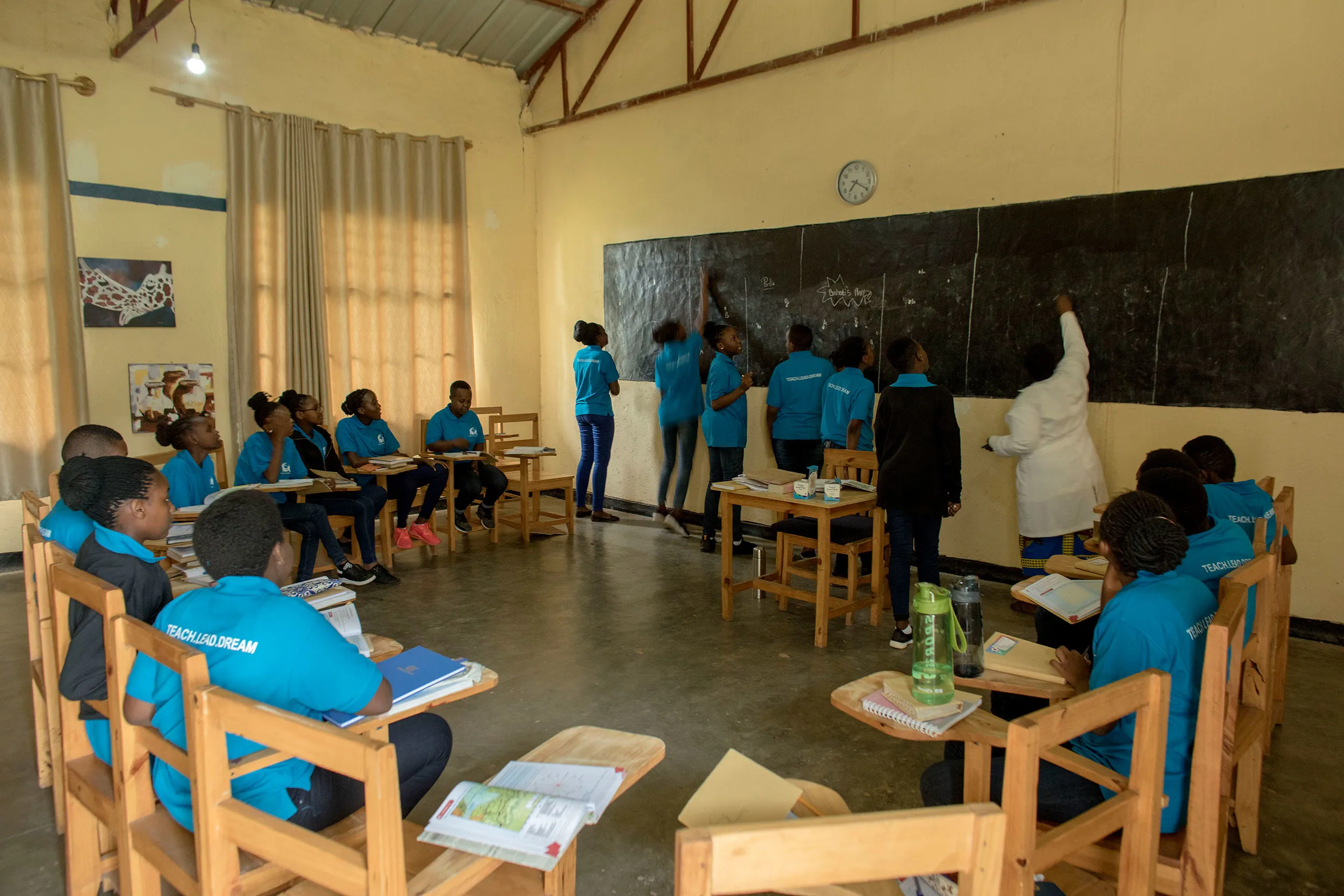 Class in session at White Dove Prep